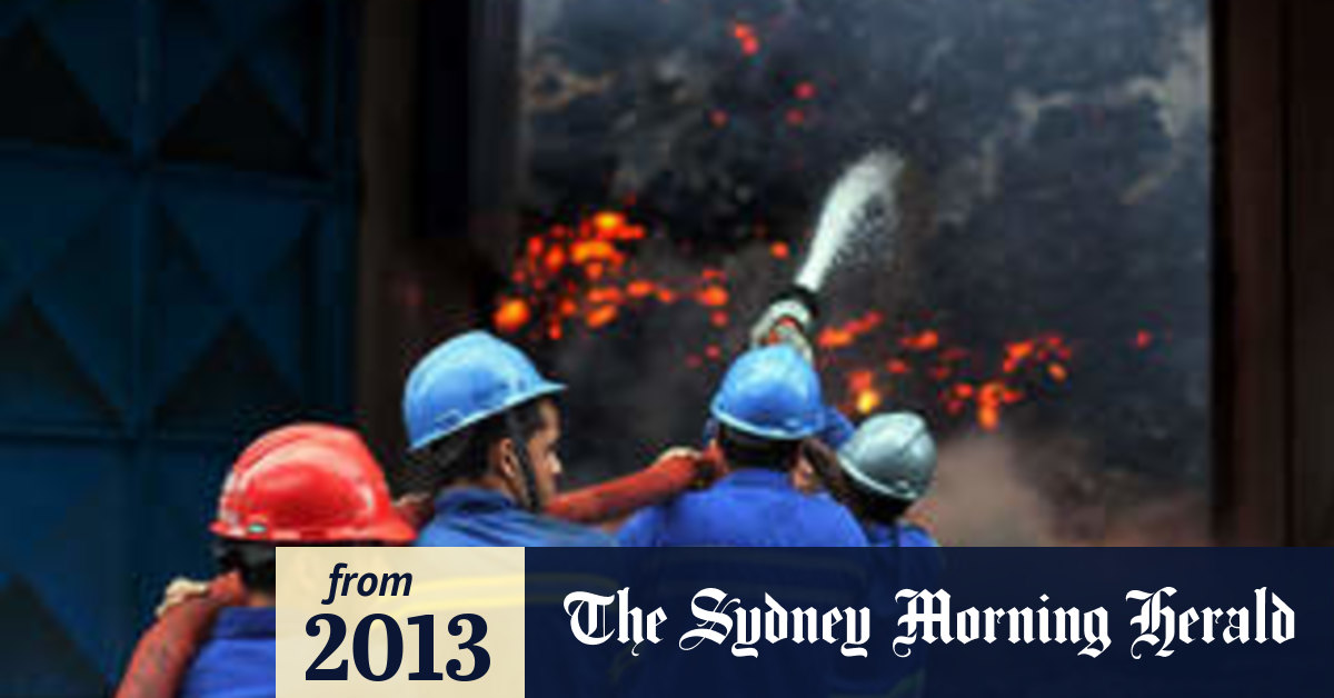 Sugar factory fire creates stream of caramel